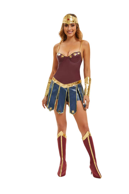 Wonder Woman Greek Goddess Costume – Halloween & Cosplay Set