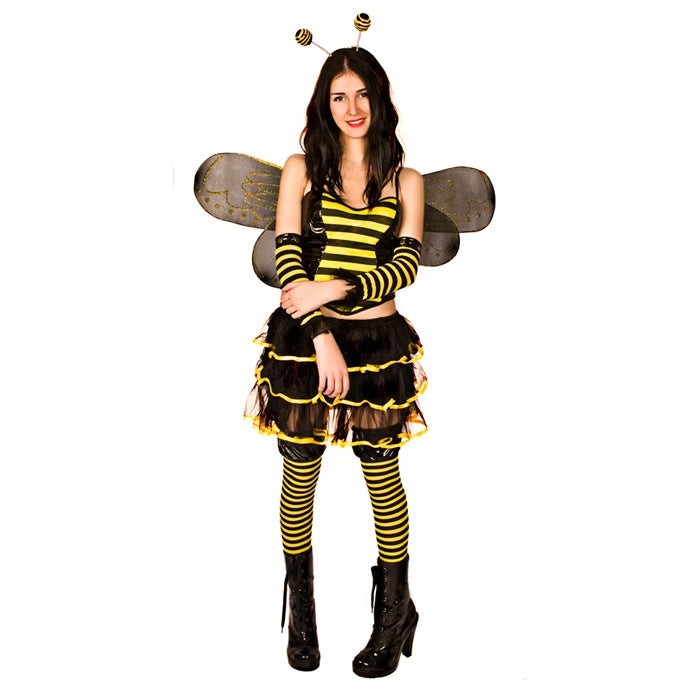 Women's Bee & Ladybug Halloween Costume Set – 5-Piece Cosplay Outfit | S–XXL