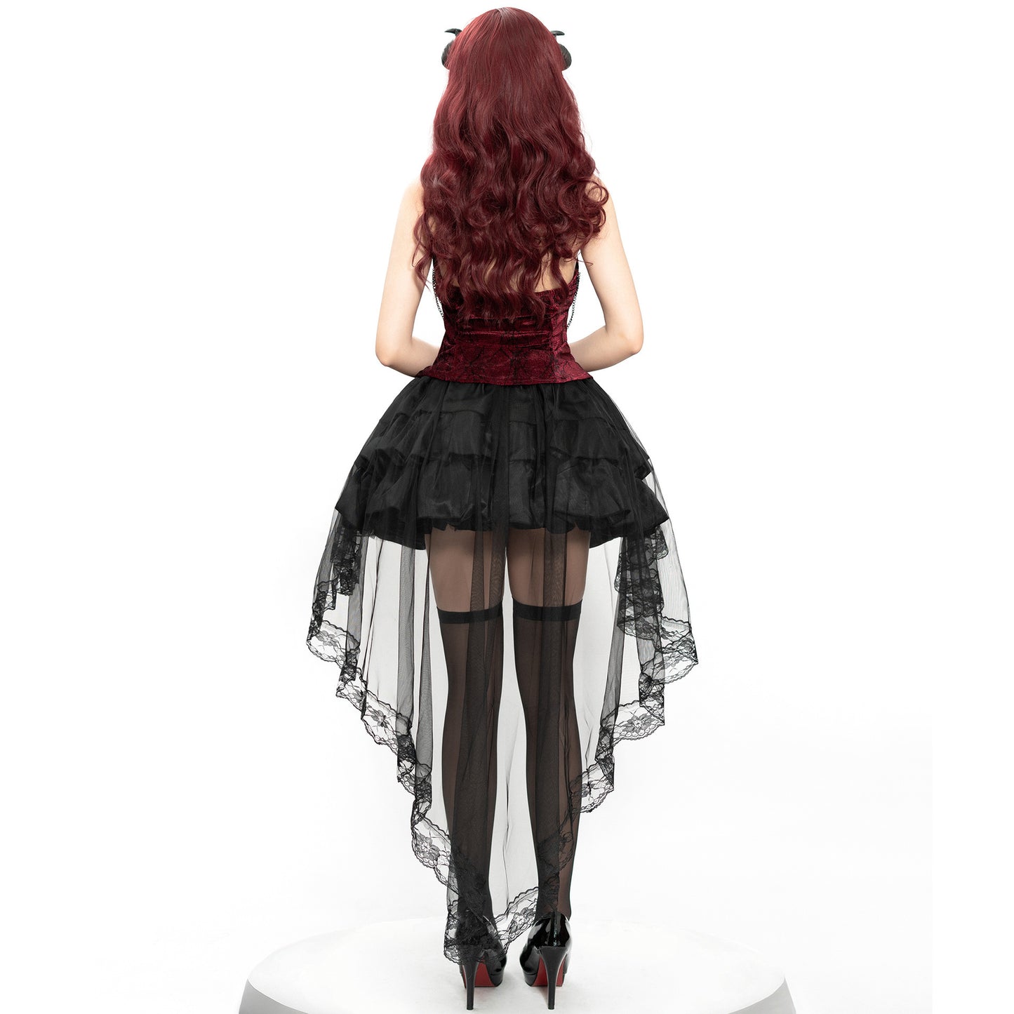 Dark Gothic Vampire Witch Costume – Women's Halloween & Cosplay Set