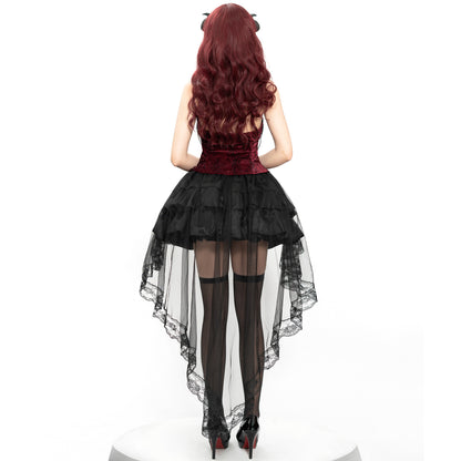 Dark Gothic Vampire Witch Costume – Women's Halloween & Cosplay Set