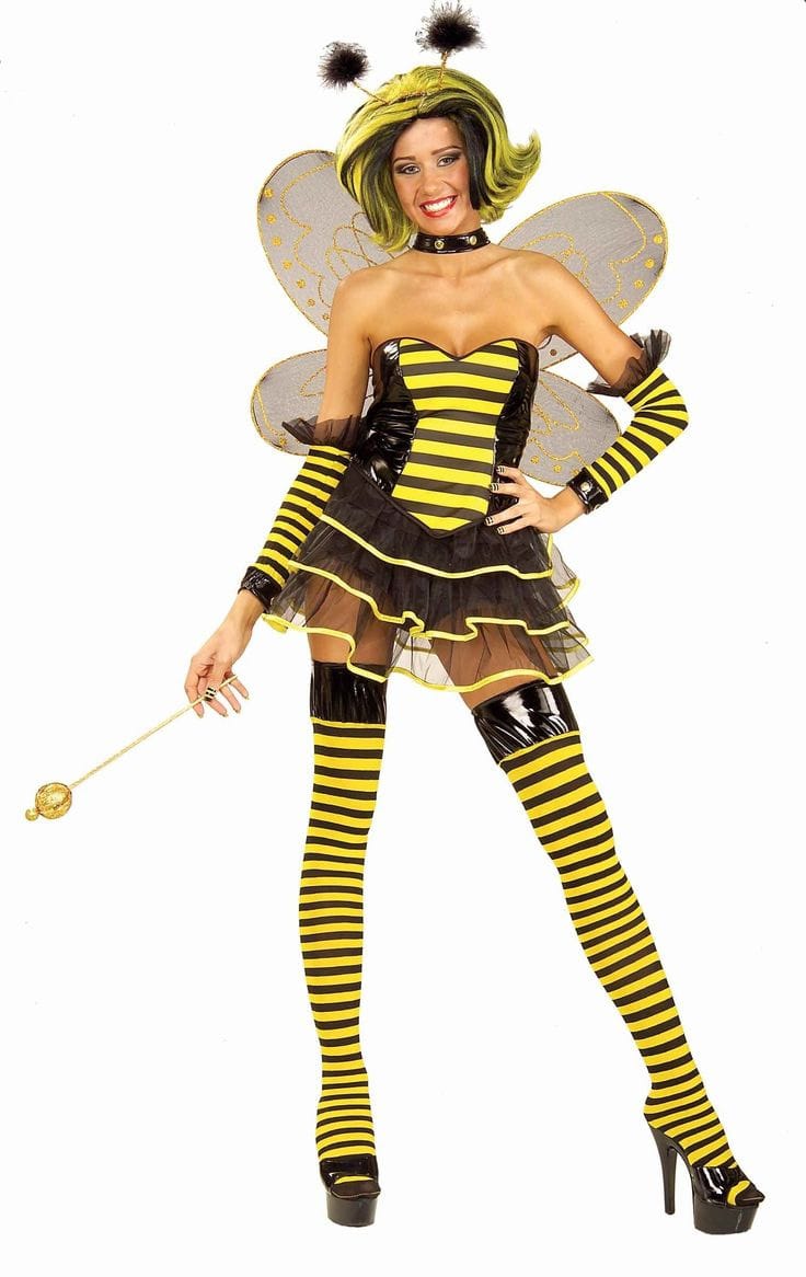 Women's Bee & Ladybug Halloween Costume Set – 5-Piece Cosplay Outfit | S–XXL