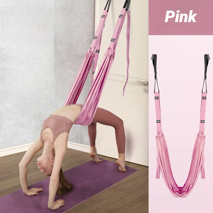 Aerial Yoga Strap – Adjustable Door-Mount Pull Rope for Yoga, Stretching & Splits Training
