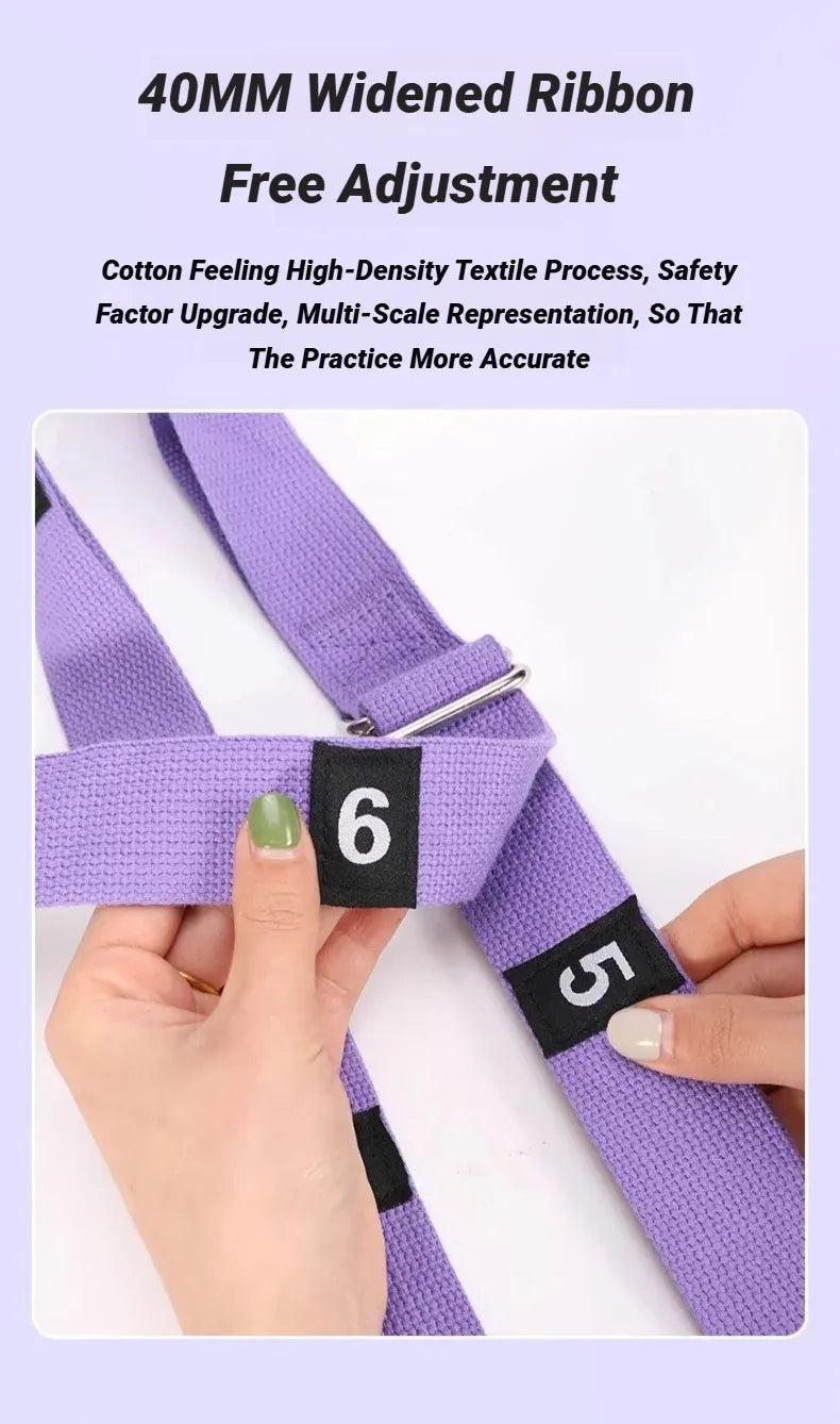 Aerial Yoga Strap – Adjustable Door-Mount Pull Rope for Yoga, Stretching & Splits Training