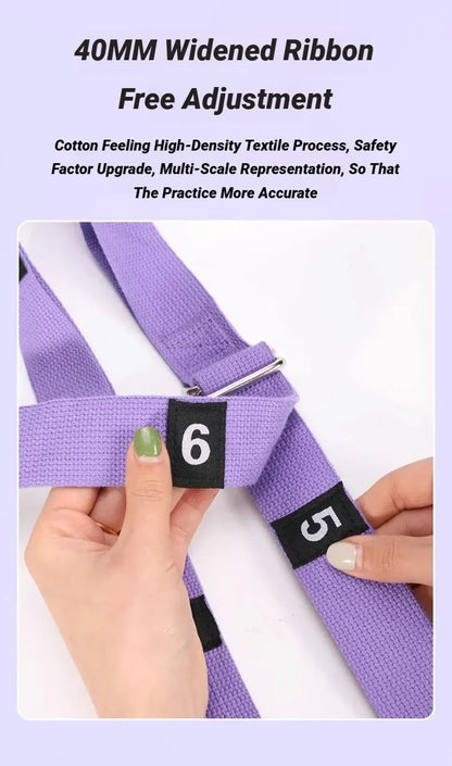 Aerial Yoga Strap – Adjustable Door-Mount Pull Rope for Yoga, Stretching & Splits Training