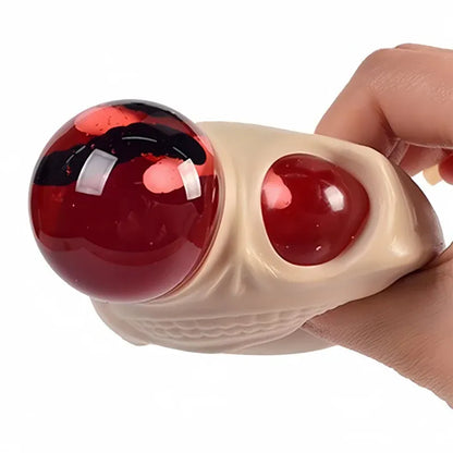 Skull Squeeze Stress Ball – Spooky Sensory Fidget Toy for Kids & Adults