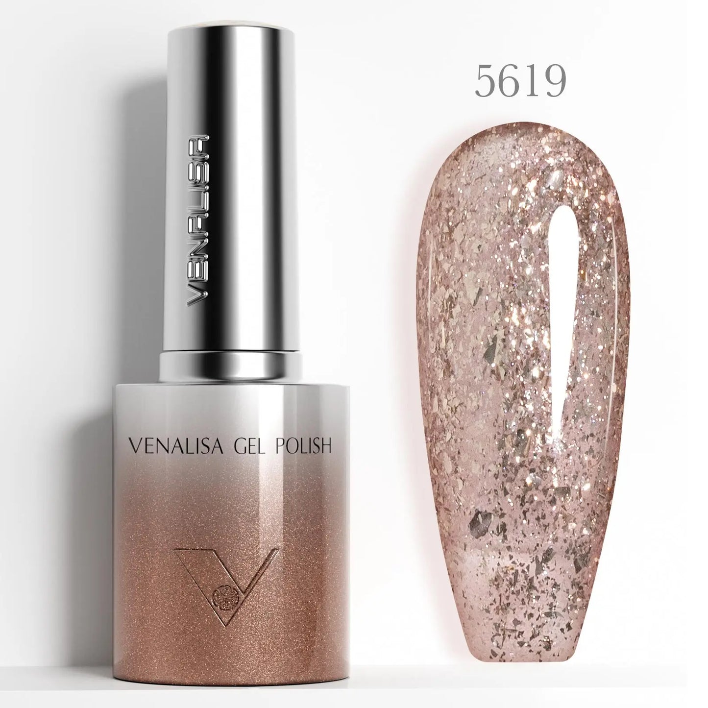 VENALISA 10ml Cat Eye Gel Nail Polish Ultra Sparkle Glitter Gel HEMA FREE TPO FREE Semi Permanent UV LED Soak Off Nail Manicure