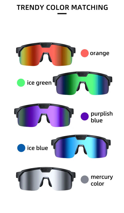 Smart Glasses with 4K HD Camera – Anti-Shake Recording, 3D Stereo Audio & Wearable Tech