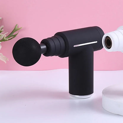 Cold & Hot Compress Massage Gun – 6-Head Percussion Fascia Gun with 6 Speed Settings