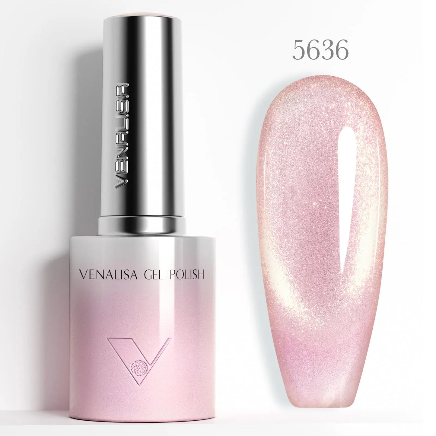 VENALISA 10ml Cat Eye Gel Nail Polish Ultra Sparkle Glitter Gel HEMA FREE TPO FREE Semi Permanent UV LED Soak Off Nail Manicure