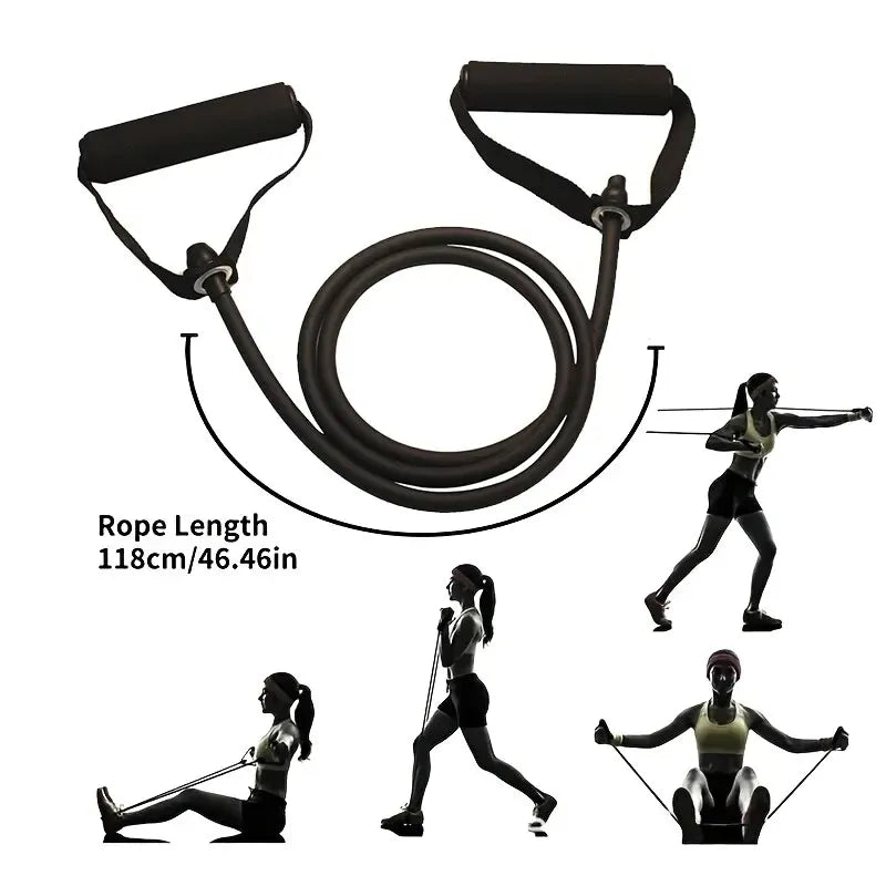 Resistance Bands With Handles for Men & Women – Home Workout | Wahooly Resistance Bands With Handles – Workout Bands for Men & Women (10–30LB)