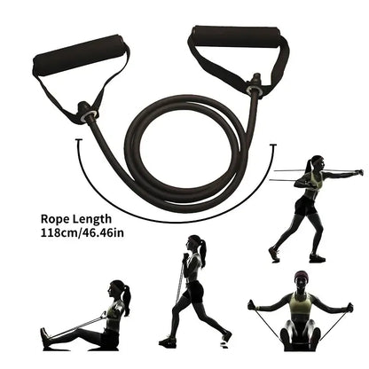Resistance Bands With Handles for Men & Women – Home Workout | Wahooly Resistance Bands With Handles – Workout Bands for Men & Women (10–30LB)