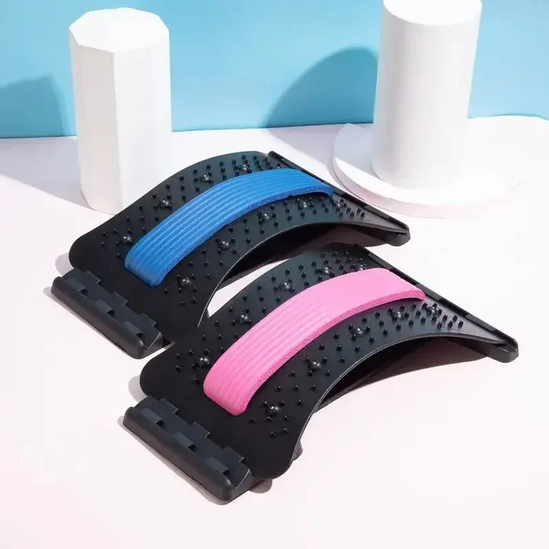 Back Stretcher Board – Adjustable Lumbar Support with Magnetic Massage Points for Home Use