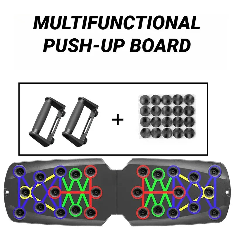 Portable Multifunctional Push-up Board - Fitness and Muscle Training Device Home Workout Set Foldable Push Up Bar Resistance