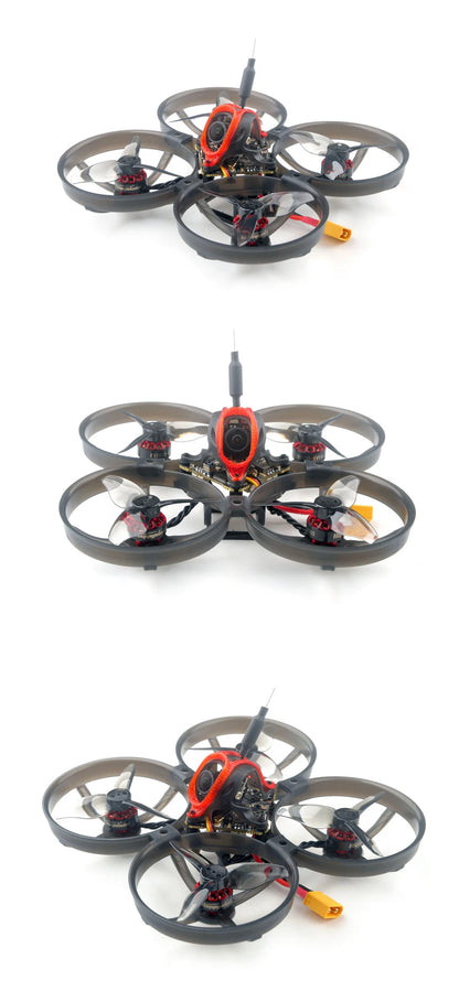 Happymodel Mobula8 Drone/Frame KIT 1-2S 85mm Micro FPV Whoop Quadcopter Drone 2.4G ELRS Receiver X12 AIO Brushless Motor New