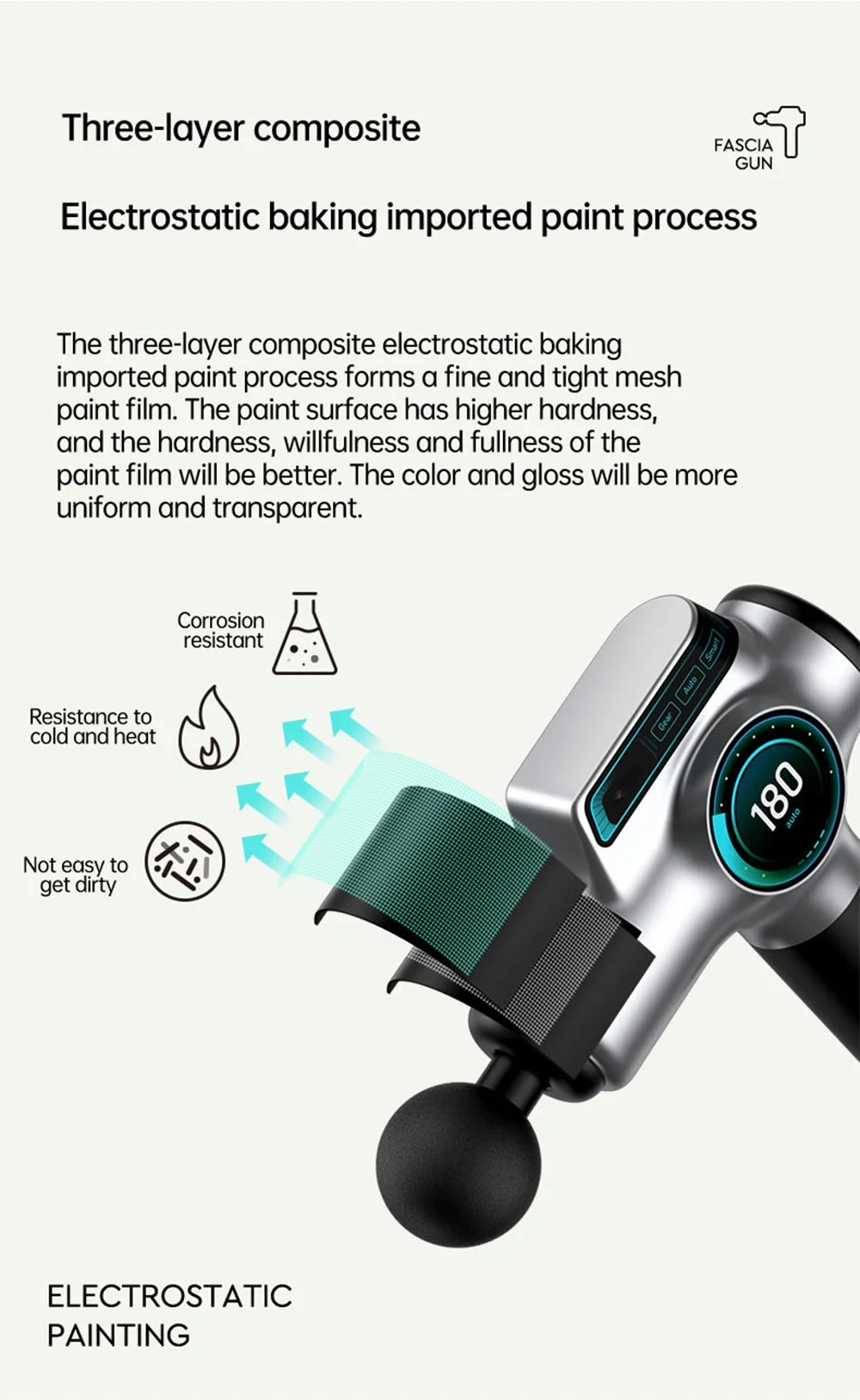 Professional Muscle Massage Gun – 99-Speed Deep Tissue Percussion Massager