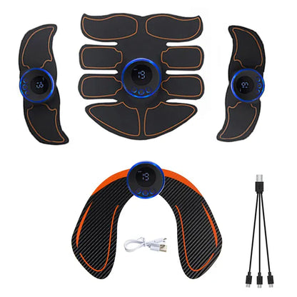 EMS Muscle Stimulator – Electric Massage Trainer for Abs, Arms, Legs & Back