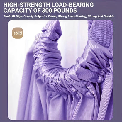 Aerial Yoga Strap – Adjustable Door-Mount Pull Rope for Yoga, Stretching & Splits Training
