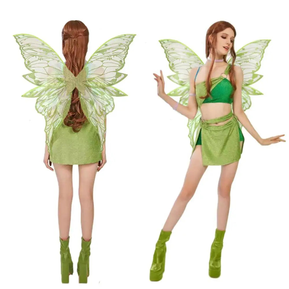 Sparkling Fairy & Angel Wings – Organza Costume Wings for Halloween, Dress-Up & Parties | 10 Colors