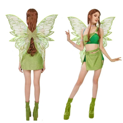 Sparkling Fairy & Angel Wings – Organza Costume Wings for Halloween, Dress-Up & Parties | 10 Colors