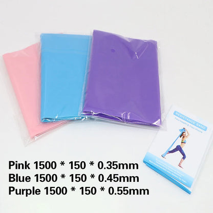 Yoga Tension Band Resistance Bands Yoga Gym Elastic Gum Strength Pilates Cross Fit Rubber Pull Band Gym Sports Exercise Band
