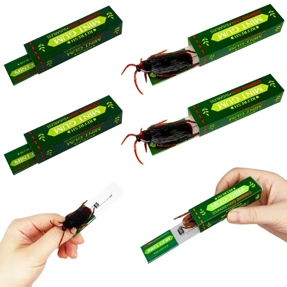 Cockroach Prank Chewing Gum – Funny Halloween Trick Novelty Gag Gift