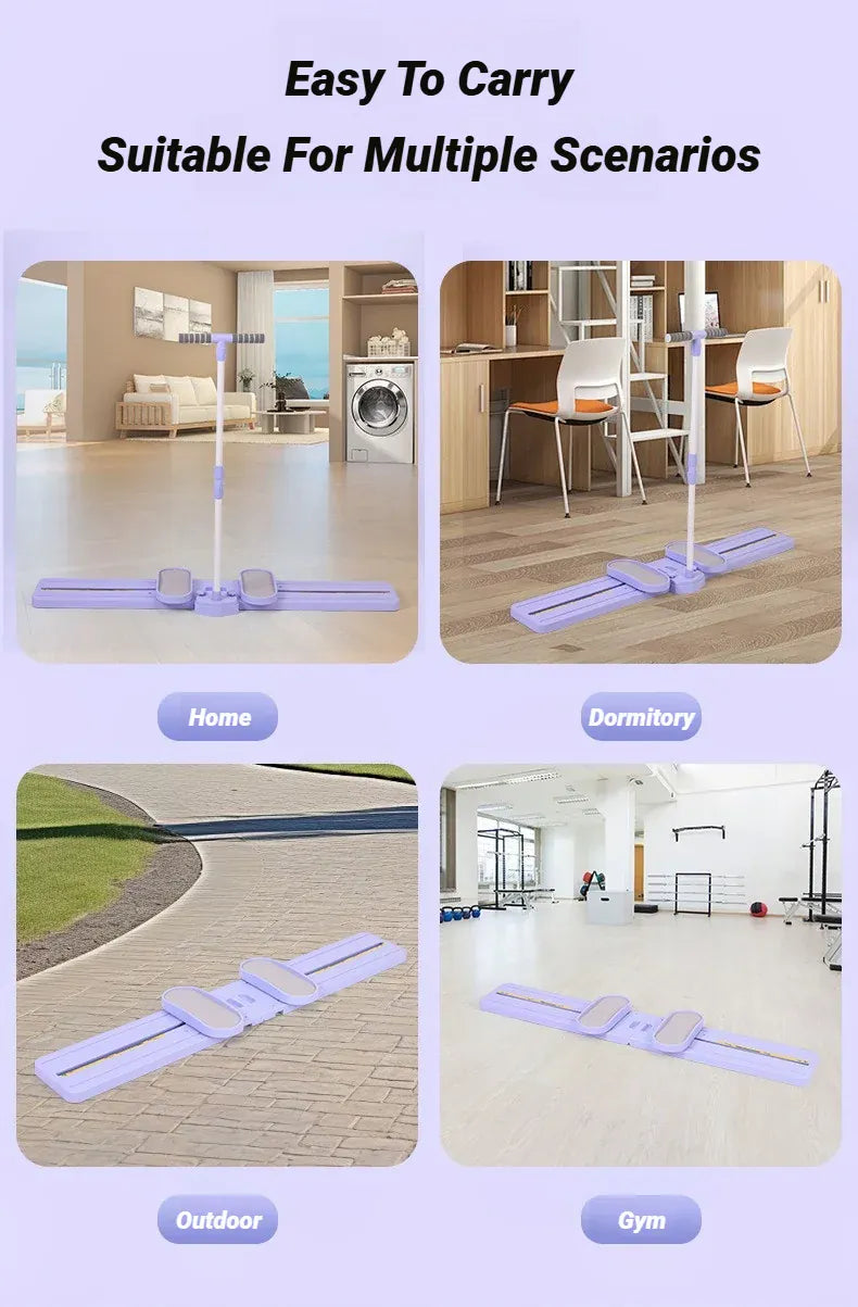 Unisex Leg Fitness Equipment For Thigh Exercises, Foldable Ski Machine Suitable For Various Scenarios.