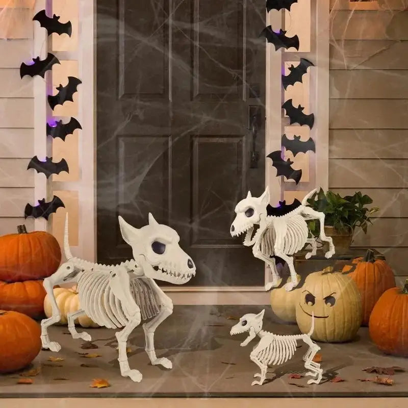 Halloween Animal Skeleton Decoration – Spooky Home Ornament & Yard Prop