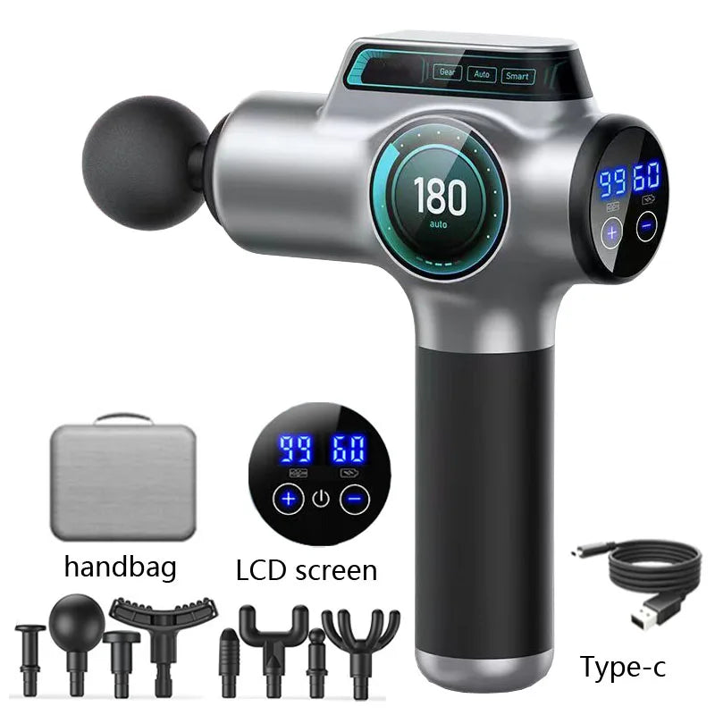 Professional Muscle Massage Gun – 99-Speed Deep Tissue Percussion Massager