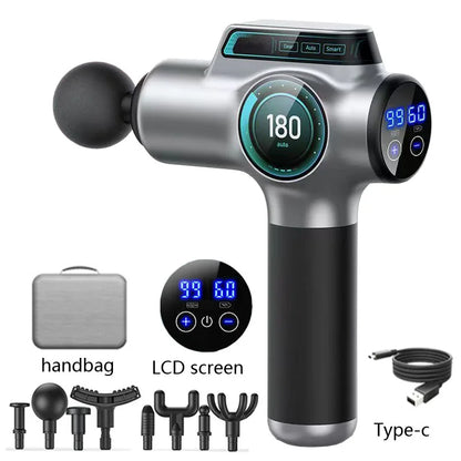 Professional Muscle Massage Gun – 99-Speed Deep Tissue Percussion Massager