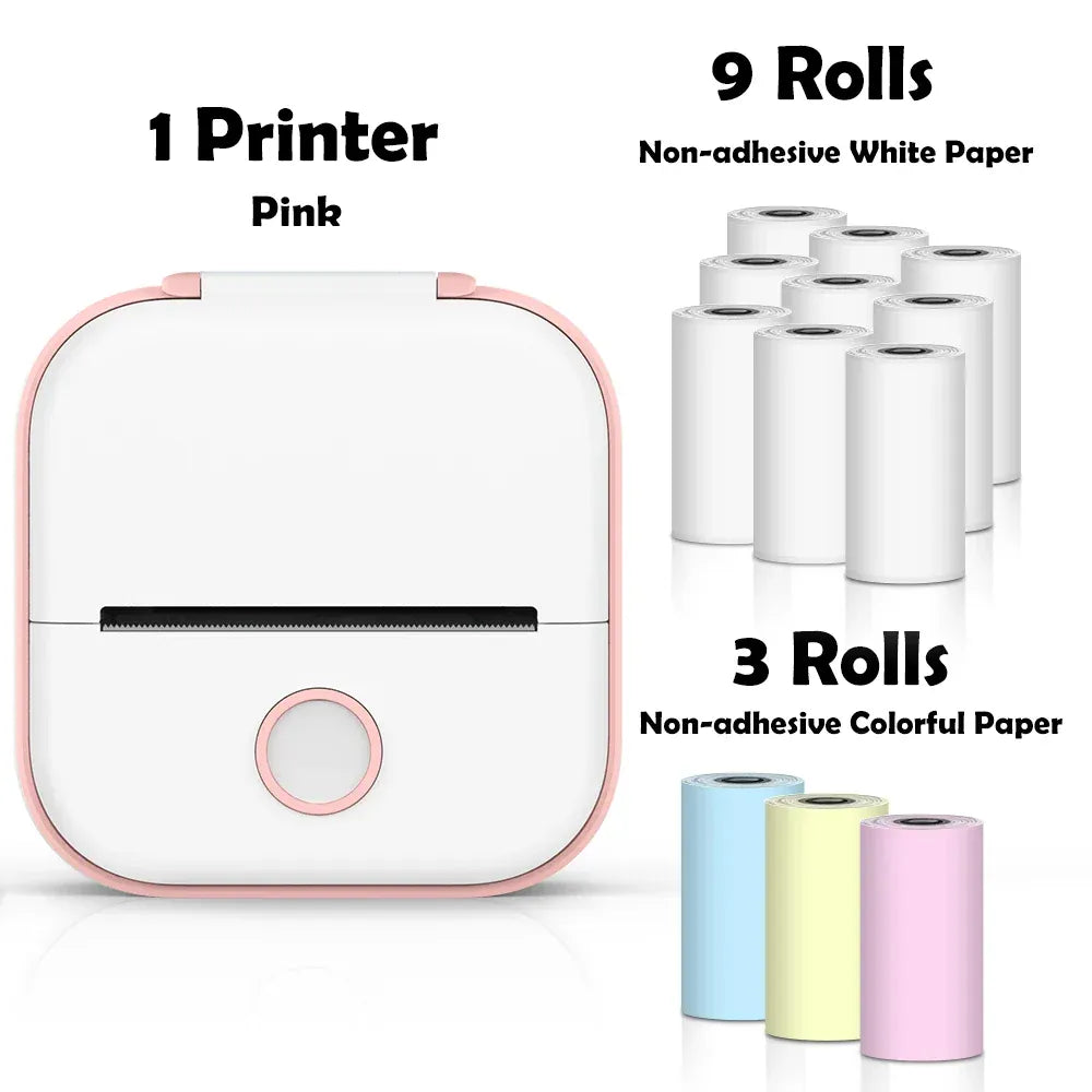 Phomemo T02 Mini Thermal Sticker Printer – Wireless, Inkless & Portable | iOS & Android