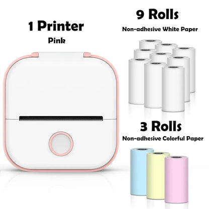 Phomemo T02 Mini Thermal Sticker Printer – Wireless, Inkless & Portable | iOS & Android