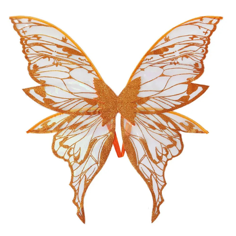 Sparkling Fairy & Angel Wings – Organza Costume Wings for Halloween, Dress-Up & Parties | 10 Colors