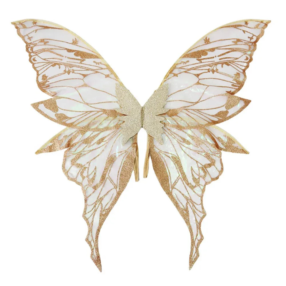 Sparkling Fairy & Angel Wings – Organza Costume Wings for Halloween, Dress-Up & Parties | 10 Colors