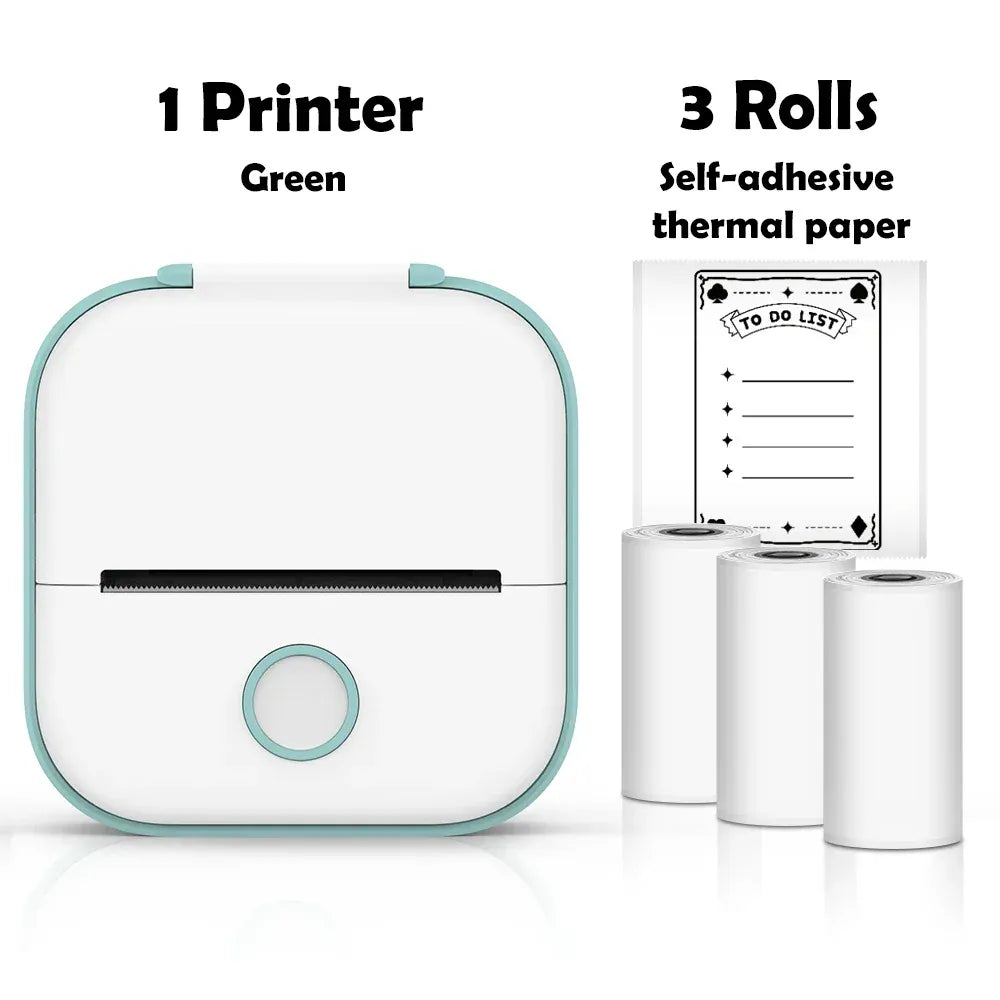 Phomemo T02 Mini Thermal Sticker Printer – Wireless, Inkless & Portable | iOS & Android
