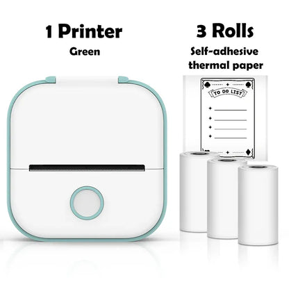 Phomemo T02 Mini Thermal Sticker Printer – Wireless, Inkless & Portable | iOS & Android
