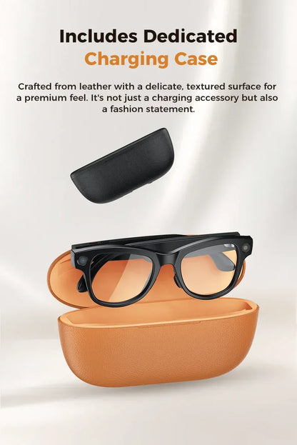 Smart AI Glasses – 8K Camera, Real-Time Translator & Photo/Video Recording Wearable