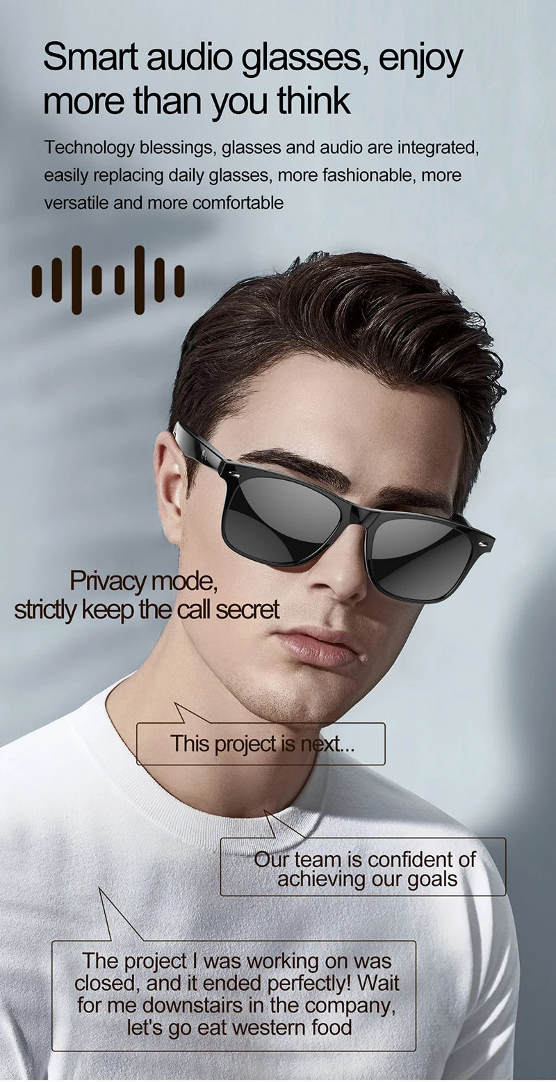 AI Smart Glasses – Real-Time Translation & Smart Wearable Tech for Men & Women