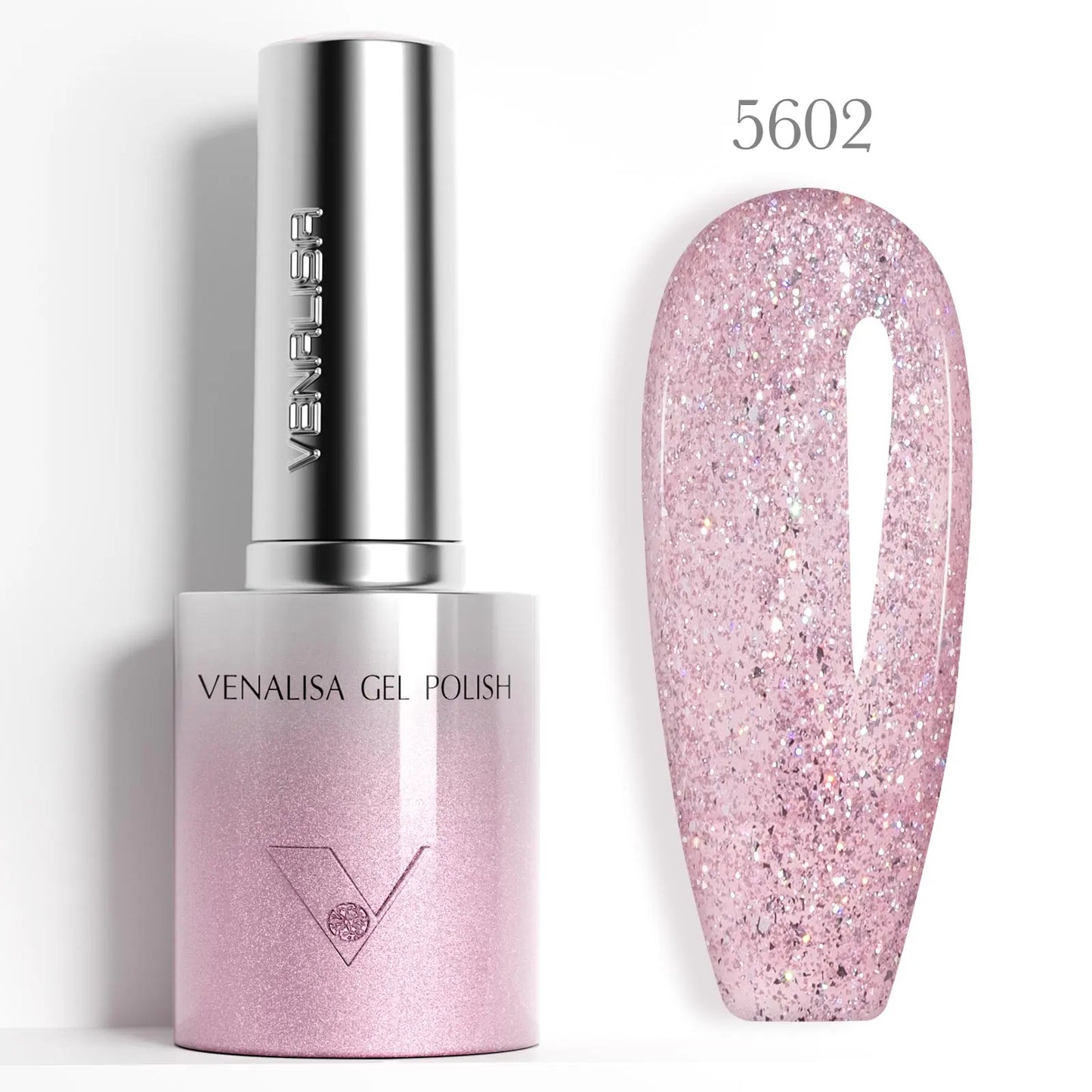 VENALISA 10ml Cat Eye Gel Nail Polish Ultra Sparkle Glitter Gel HEMA FREE TPO FREE Semi Permanent UV LED Soak Off Nail Manicure