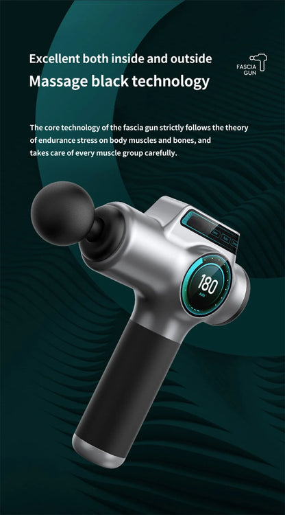 Professional Muscle Massage Gun – 99-Speed Deep Tissue Percussion Massager