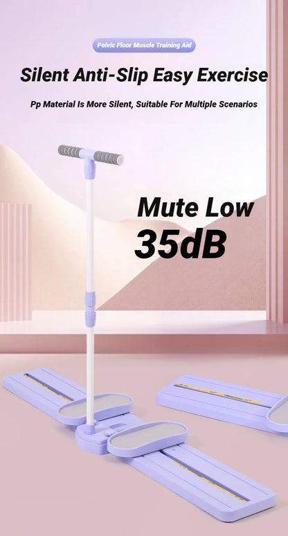 Unisex Leg Fitness Equipment For Thigh Exercises, Foldable Ski Machine Suitable For Various Scenarios.