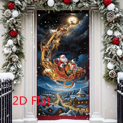 1pcs Christmas Decors Door Santa Claus