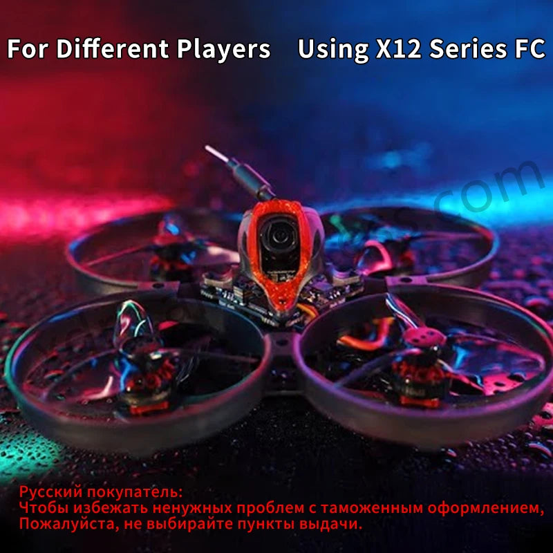 Happymodel Mobula8 Drone/Frame KIT 1-2S 85mm Micro FPV Whoop Quadcopter Drone 2.4G ELRS Receiver X12 AIO Brushless Motor New