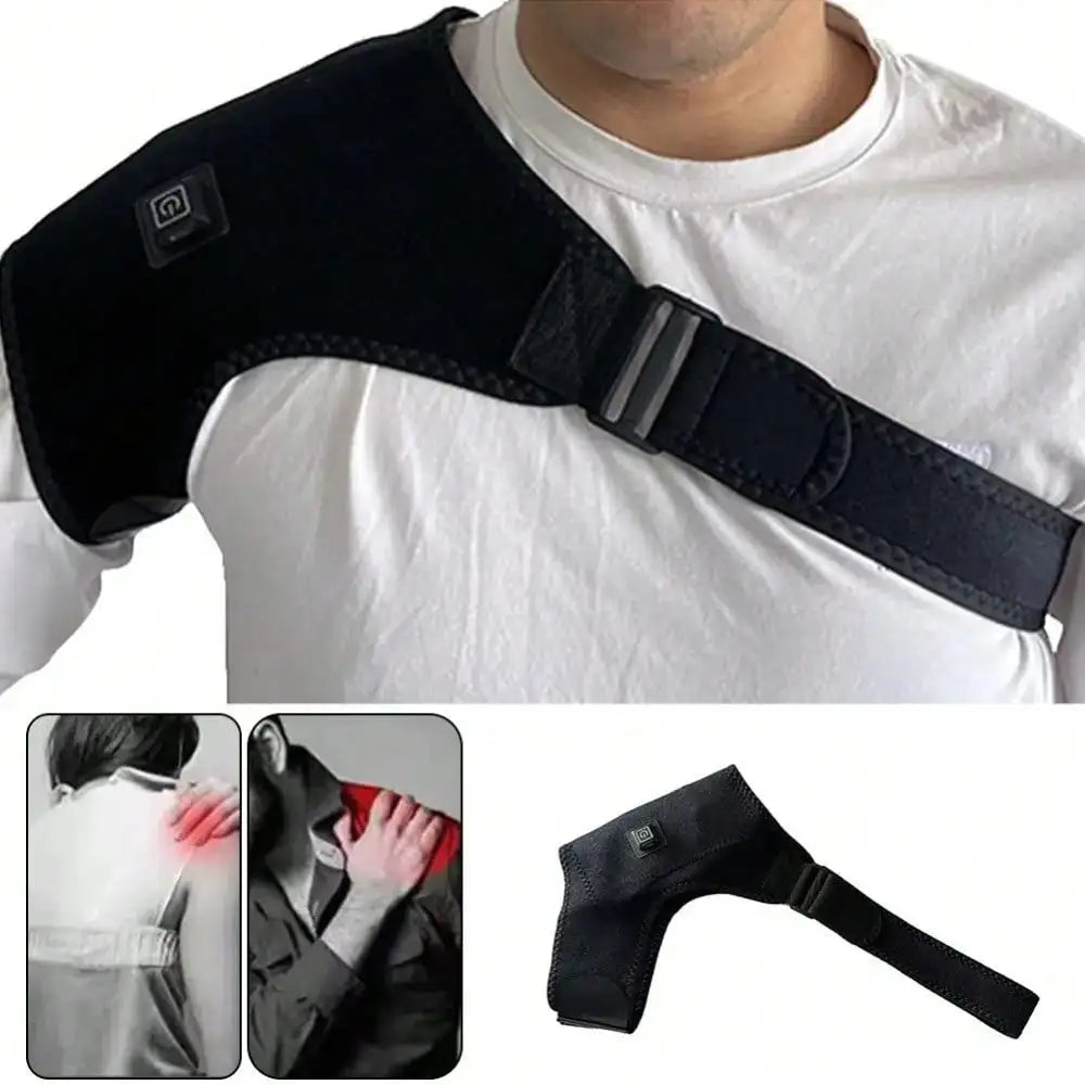 Heated Shoulder Wrap – Electric Warming Massage Brace for Shoulder & Arm Support