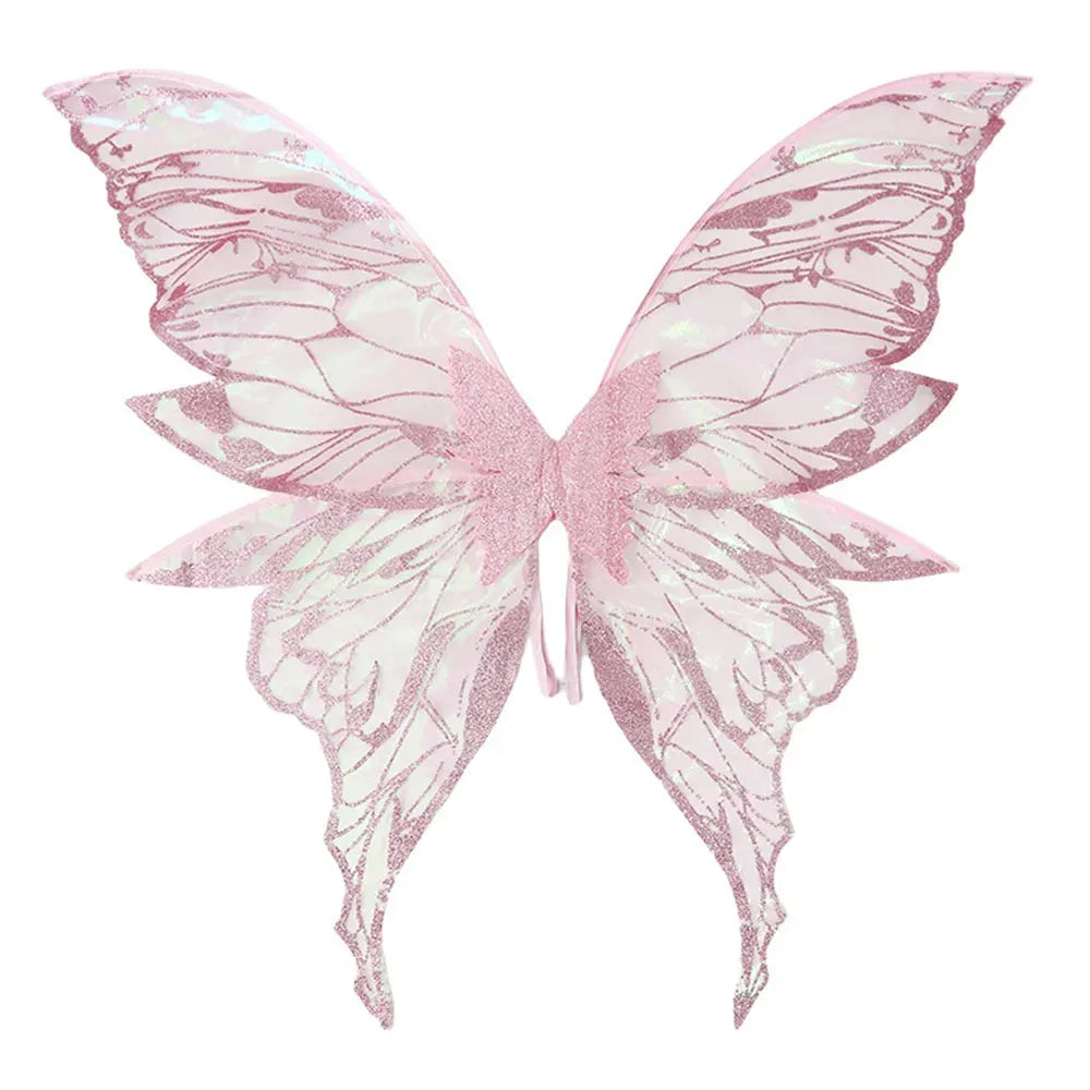 Sparkling Fairy & Angel Wings – Organza Costume Wings for Halloween, Dress-Up & Parties | 10 Colors