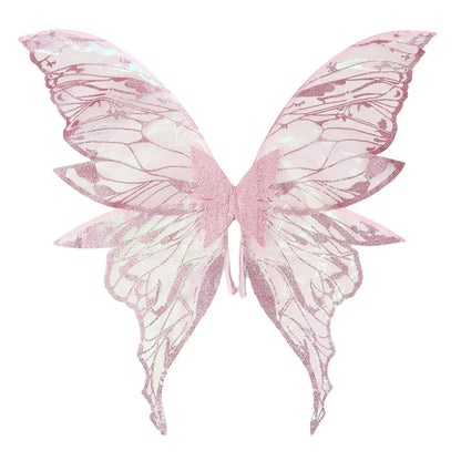 Sparkling Fairy & Angel Wings – Organza Costume Wings for Halloween, Dress-Up & Parties | 10 Colors