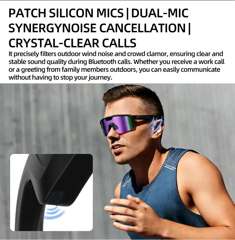 Smart Glasses with 4K HD Camera – Anti-Shake Recording, 3D Stereo Audio & Wearable Tech