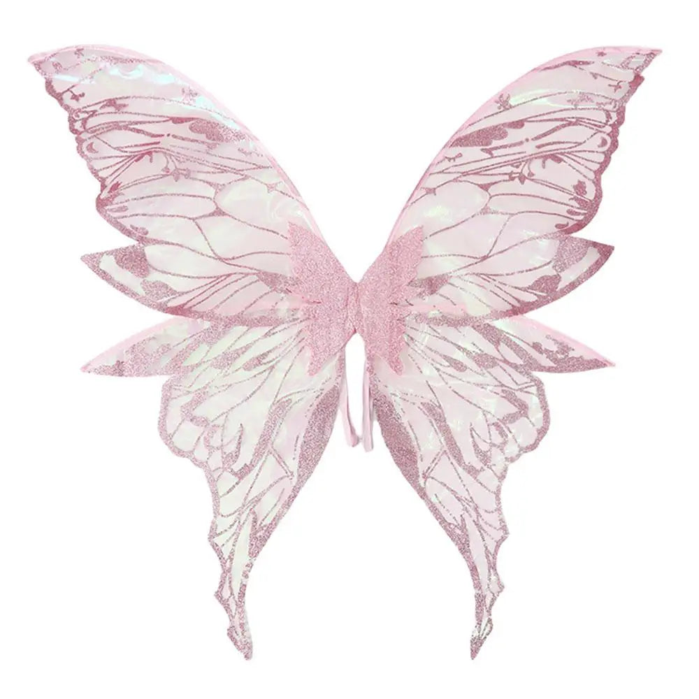 Sparkling Fairy & Angel Wings – Organza Costume Wings for Halloween, Dress-Up & Parties | 10 Colors