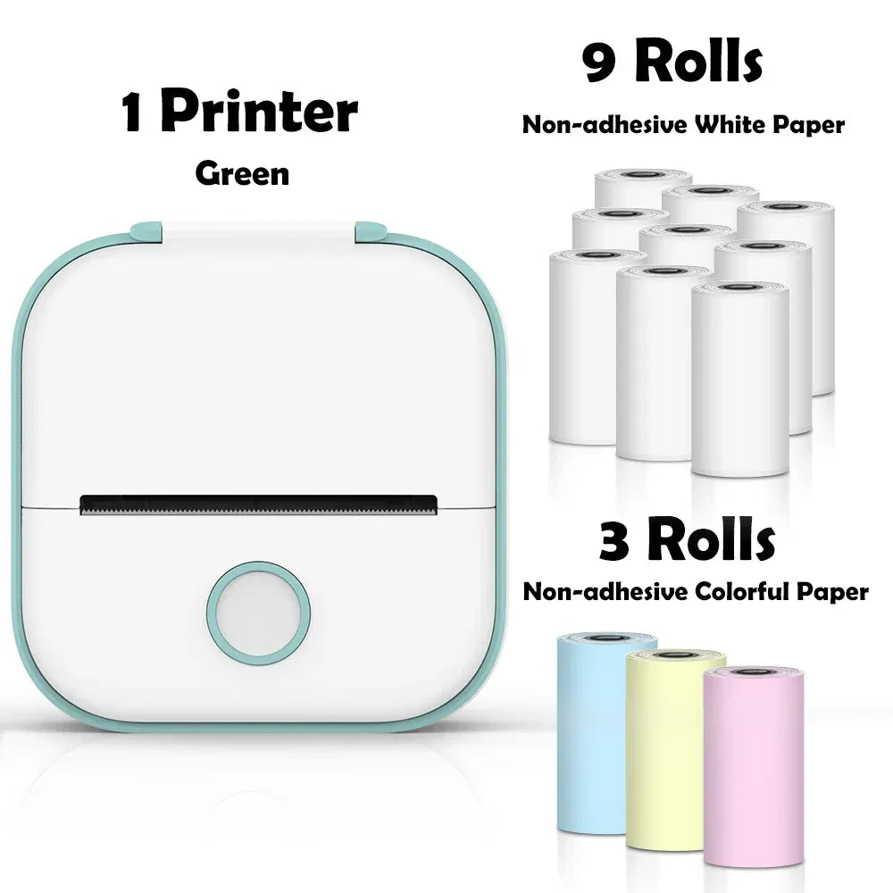 Phomemo T02 Mini Thermal Sticker Printer – Wireless, Inkless & Portable | iOS & Android