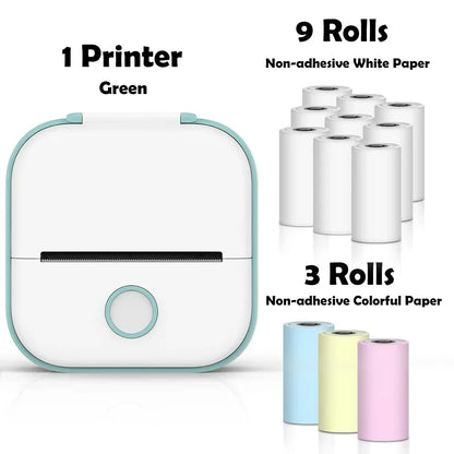 Phomemo T02 Mini Thermal Sticker Printer – Wireless, Inkless & Portable | iOS & Android