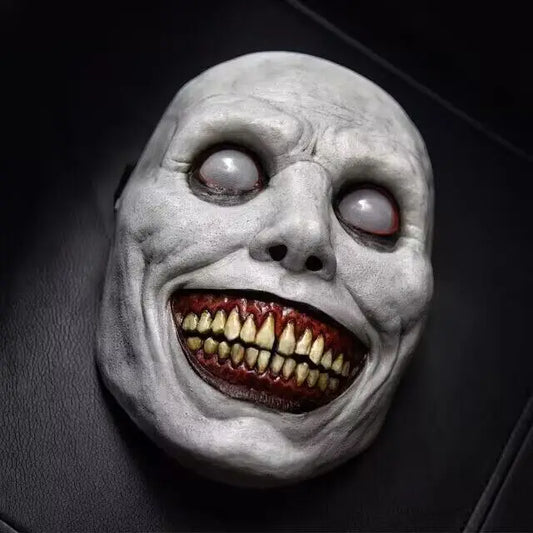 Halloween Horror Mask Toys Simulation Demon Cosplay Party Dress Up Props Accessories White Green Latex Prank Scare Scary Mask